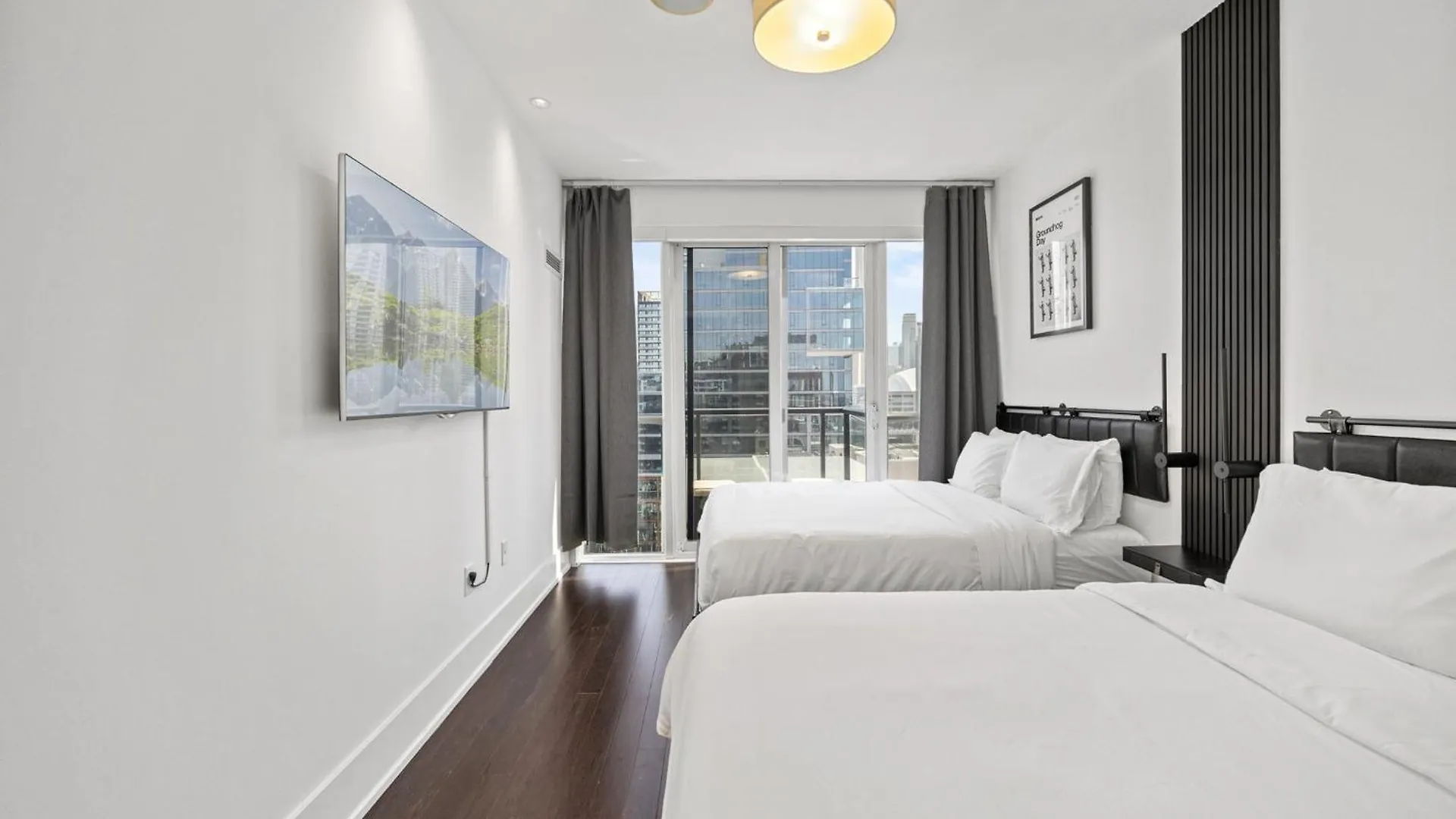 トロント Parc Loft Penthouse With 4Bd-Wfh-Ps5-Cn Tower Viewsヴィラ 別荘